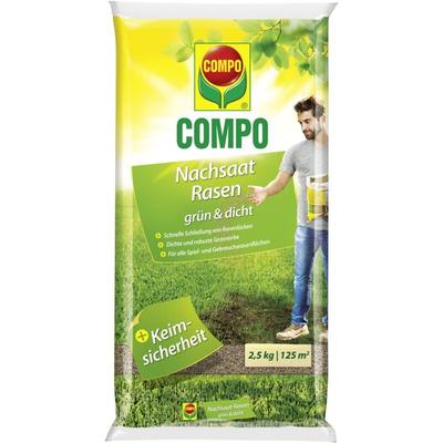 Nachsaat-Rasen grün und dicht 2,5kg für 125m² - Compo