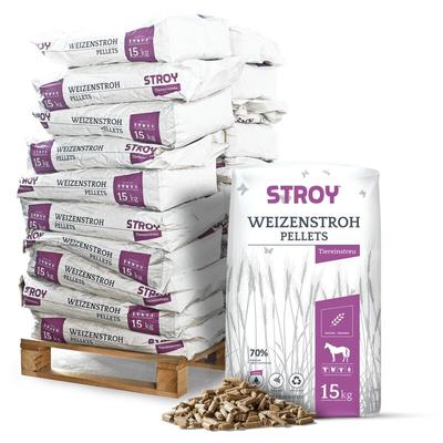 Stroy - Strohpellets Einstreu 15kg x 20 Sack 300kg