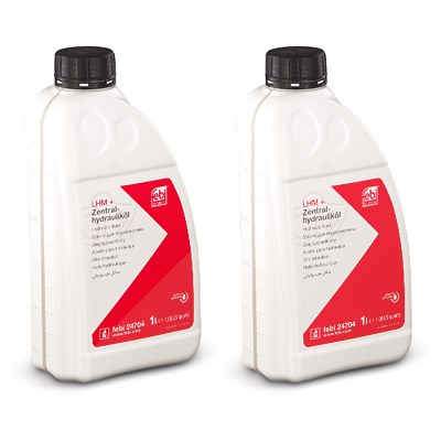 Febi Bilstein 2 L Hydrauliköl LHM Plus, grün [Hersteller-Nr. 24704] für Citroën