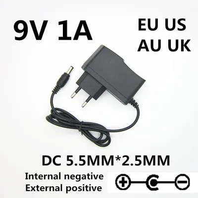 9V 1A 850mA AC/DC Adapter Charger For Casio Piano Keyboard AD-5 AD-5MU AD5MU AD-5MLE AD-5GL (CTK,