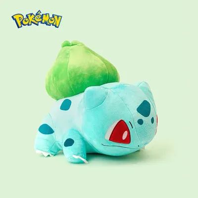 Pokemon Kawaii Bulbasaur Stuffed Toys Cartoon&Cute Plush Dolls Throw Pillow Birthday Gift For Kids