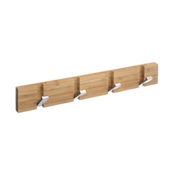 FIVE - Bambus-Garderobe mit 4 verchromten Haken Image