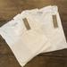 J. Crew Tops | J. Crew Set Of 2 Vintage Cotton Knot Tank Tops | Color: White | Size: M