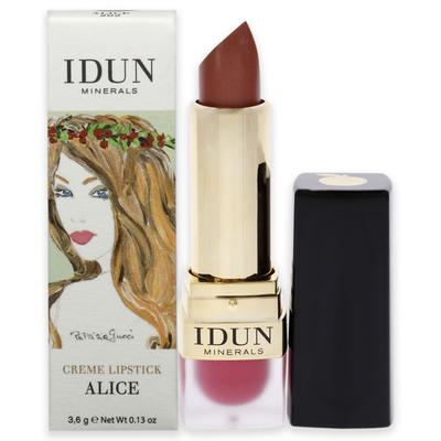 Creme Lipstick - 202 Alice by Idun Minerals for Women - 0.13 oz Lipstick