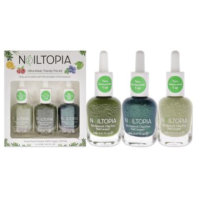 Be-Leaf In Yourself Kit by Nailtopia for Women - 3 Pc 0.41oz Ride Or Die, 0.41oz Loverboy, 0.41oz Pi