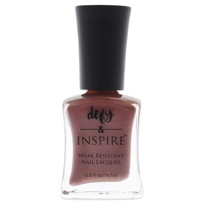 Wear Resistant Nail Lacquer - 142 Behind Closed Doors by Defy and Inspire for Women - 0.5 oz Nail Po