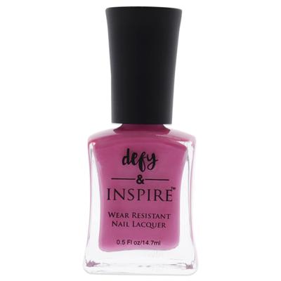 Wear Resistant Nail Lacquer - N20 Rise Together by Defy and Inspire for Women - 0.5 oz Nail Polish