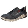 Sneaker MUSTANG SHOES, Herren, Gr. 41, blau (dunkelblau), Lederimitat, casual, Schuhe, Freizeitschuh, Halbschuh, Schnürschuh mit seitlichem Reißverschluss
