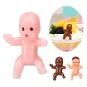 10Pcs Cute Favors Party Ice Cube Baby Shower King Cake Babies Mini Plastic Babies Baby Doll