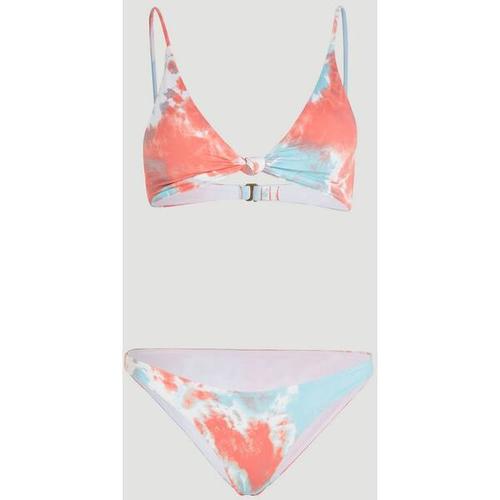 O'NEILL Damen Bikini PISMO FLAMENCO WOW BIKINI, Größe 42 in Pink Ice Cube Tie Dye