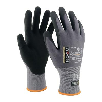 Ox-on - 92117 Handschuhe Flexible Advanced 1905 Größe 7 schwarz/hellgrau en 388, e