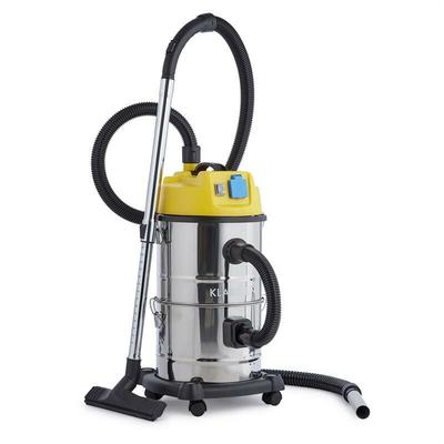Reinraum 3-in-1 Nass-/Trockensauger Aschesauger 1800W 30l Edelstahl - Klarstein Image