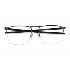 Unisex s square Black Metal Prescription eyeglasses - Eyebuydirect s Oakley Voon
