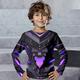 Jungen 3D Geometrisch T-Shirt Hemden Langarm 3D-Druck Frühling Herbst Sport Modisch Strassenmode kinderkleidung 3-12 Jahre Rundhalsausschnitt Outdoor Casual Täglich Regular Fit