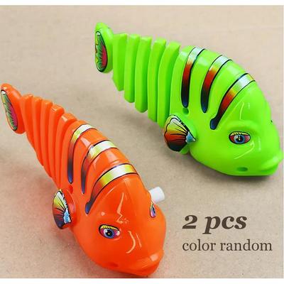 Pet Cat Toy Spring Swinging Fish Hair Fish Interactive Fun Cat Plastic Toy