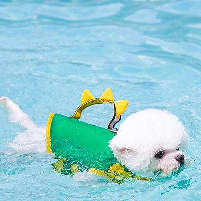 Hunde Katzen Schwimmweste Rettungsweste für Hunde Modisch Sport und Freizeit Einstellbar Atmungsaktiv Weich Waschbar Komfortabel Party Outdoor Alltagskleidung Casual Festival Hundebekleidung for Image
