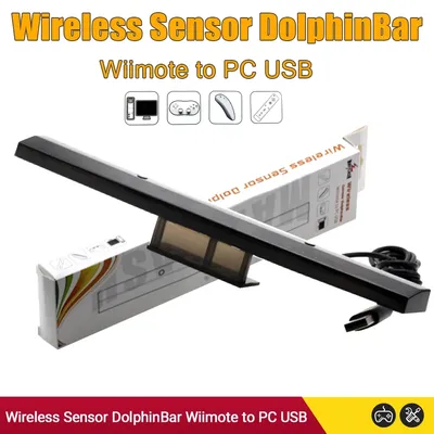 NEW MayFlash Wireless Sensor Bar DolphinBar for Wii Remote Wireless Game Controller for PC by for