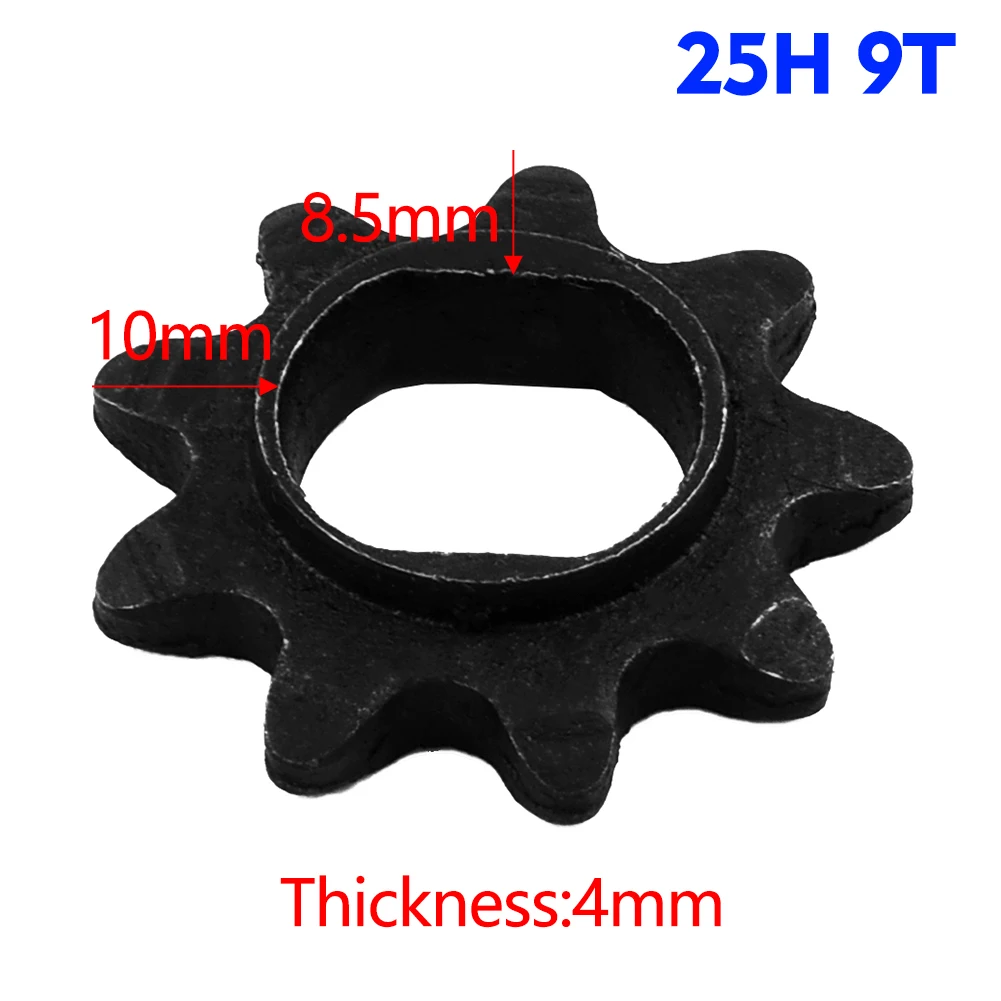 9T 11T 13T 25H Motorbike Sprocket Motorcycle Electric Scooter For 25H Chain Motor Pinion Gear DC Motor Motorcycle Parts