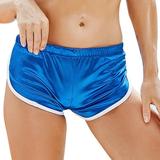 PXEVL Womens Walking Shorts with Pockets Naked Feeling Scrunch Butt Stretch High Waisted Intensify Ruched Booty Activewear Exercise Cycling Lounge Shorts 3 / 5 / 8 Blue L