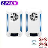 Ultrasonic Pest Repeller Electronic Plug in Indoor Pest Repellent Pest Control for Home Office Warehouse Hotel 2 Pack