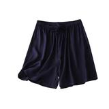 PXEVL Women s Golf Shorts Ultra Stretch Mid-Waisted Straight Gym Shorts Relaxe Fit Plus Size Drawstring Long Sweat Shorts with Pockets Blue M