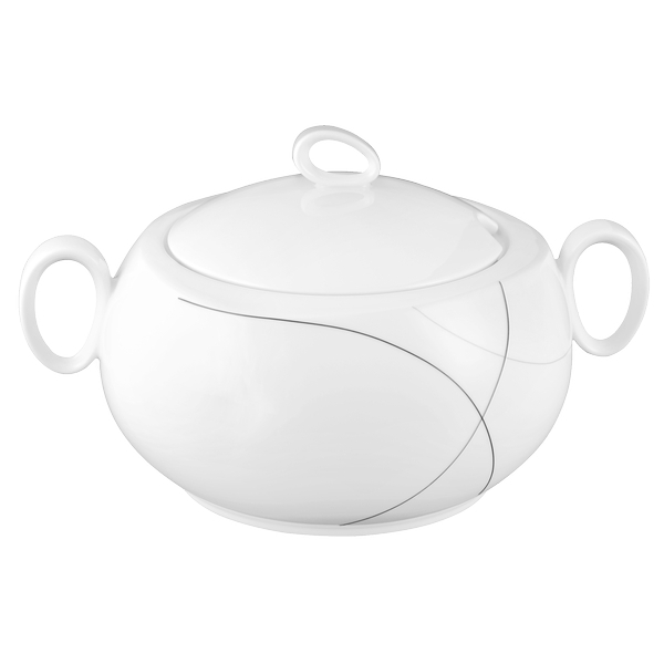 Esmeyer 1 x Seltmann Schüssel mit Deckel 2,8 l, Form: Trio, Dekor: 71381 Highline Image