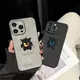Pokemon gengar laser in pelle Anime Cassa Del Telefono Per iPhone 16 15 14 13 12 11 Pro Max Xr 15 16