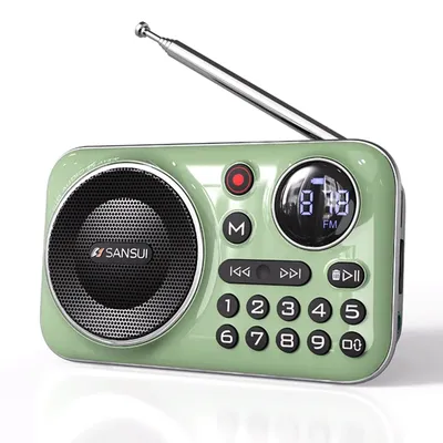 SANSUI-Mini haut-parleurs Bluetooth F21 radio FM portable sans fil multifonctionnel extérieur