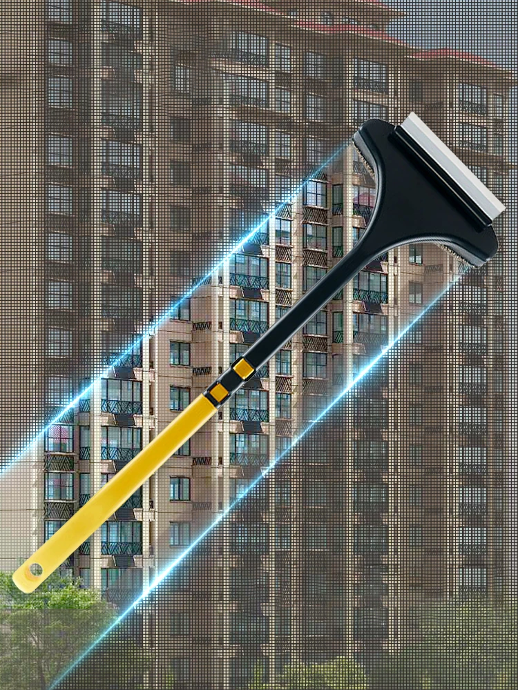 Multifunktionale Anti-mücken Bildschirm Pinsel Glas Pinsel Trocken Und Nass Dual-use-Haushalt Reinigung Staub Pinsel Fenster Reinigung werkzeug Image