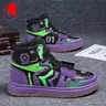 EVANGELION-brûleur High Top Shoes Board Shoes Stereo Cosplay Transformable Mecha Shoes Training