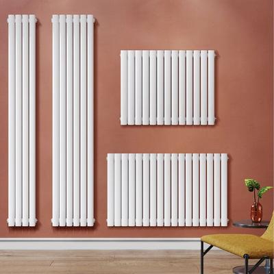Sonni - Design Röhrenheizkörper Weiß Heizkörper Paneelheizkörper Wandheizung 1600x357mm Doppellagig Image