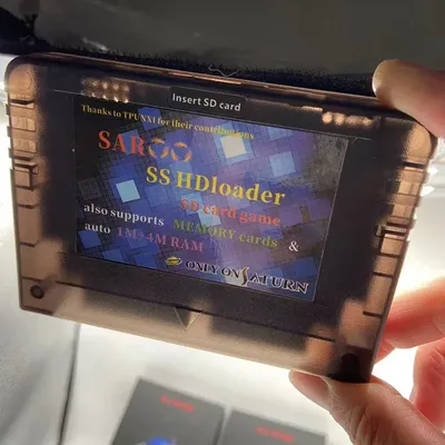 New SAROO SS HDloader Game Reader Cartridge Fast Reading Card Support SD TF Menory Cards Play Games
