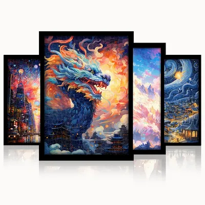 1000Pcs Bagged Puzzle Adults High Quality Difficult Jigsaw Puzzle Puzzle Assembling Toys