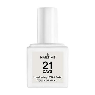 NAILTIME 21 Days UV Nail Polish 01-Touch Of Milk 8 ml Image