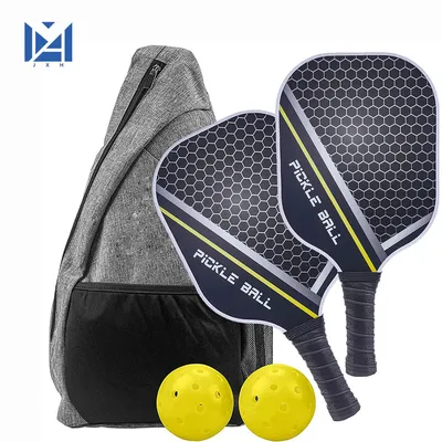 Pickleball Paddles Set-Graphite Carbon Fiber Usapa Approved Lightweight Racquets Set Indoor and