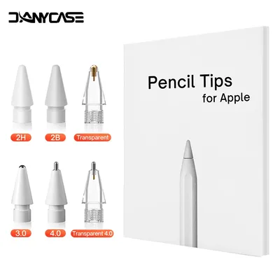 for Apple pencil tip Double Layer 2B & HB & Thin Tip & Transparent Nib For Apple Pencil 1st 2nd
