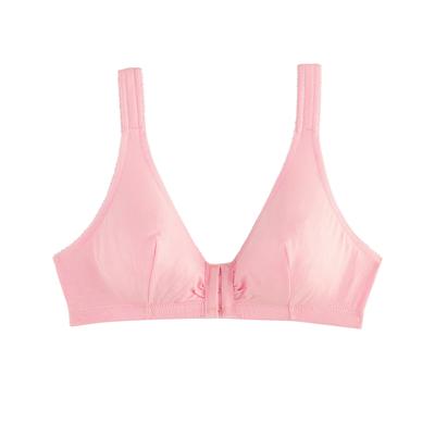 Appleseeds Women's Cotton Front-Close Bra - Pink - 44