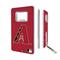 Arizona Diamondbacks 32GB Solid Design Credit Card USB Drive with Bottle Opener