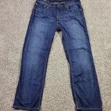 Levi's Jeans | Levis 505 Jeans Mens 36x30 Regular Straight Denim Blue Dark Wash | Color: Blue | Size: 36
