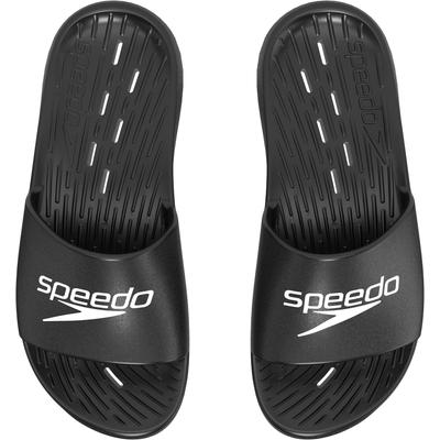 Badesandale SPEEDO, Gr. 40,5, schwarz, Obermaterial: 100% EVA, unifarben, sportlich, Schuhe Badelatschen Pantolette Image