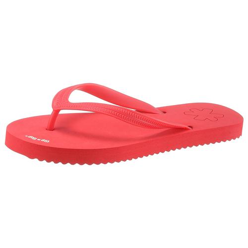 Zehentrenner FLIP FLOP Gr. 42 (8), rot Damen Schuhe Sommerschuh, Poolsildes, frei von tierischen Bestandteilen