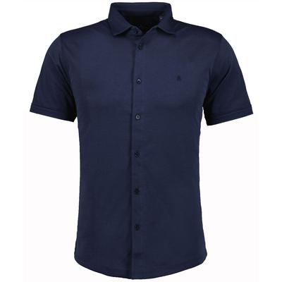 Poloshirt RAGMAN, Herren, Gr. L, blau (marineblau), 70% Baumwolle 30% Polyester, casual, regular fit, ohne Ausschnitt, Kurzarm, Shirts Image