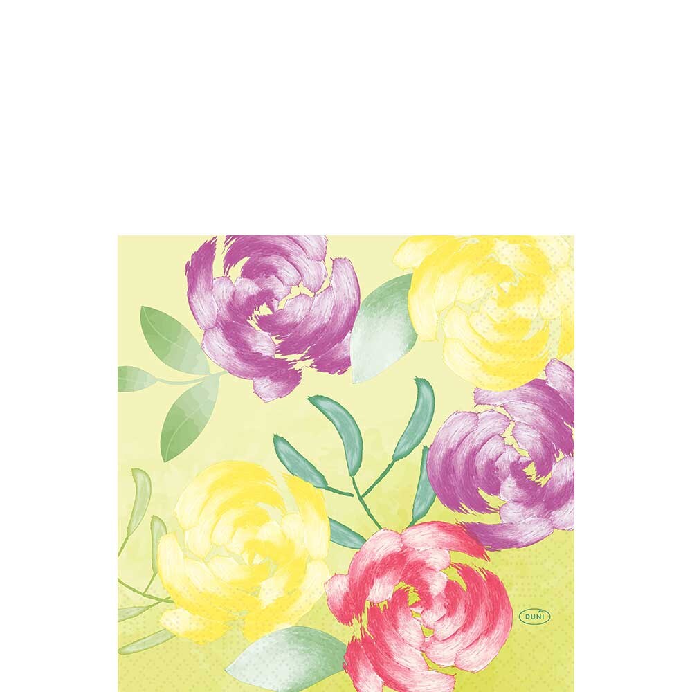 DUNI GmbH DUNI Zelltuch Serviette 33x33 cm 1/4F. Soft Tropics Image