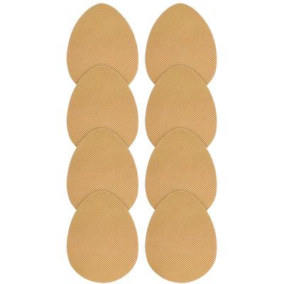 TEMU Non-slip Shoes Pads Adhesive Shoe Sole Protectors, High Heels Anti-slip Shoe Grips (yellow - 4 Pairs) Image