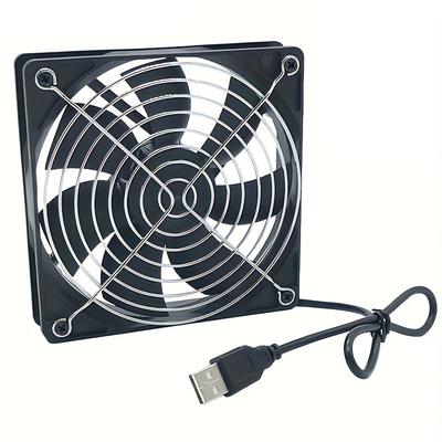 Usb Case Fan Router Top Box Cooling Fan 12cm Mute ...