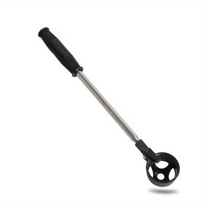 TEMU Stainless Steel Golf Ball Retriever - Telescopic Tool For Easy Ball Picking - Perfect Golf Accessory For Men - Great Golf Gift Idea