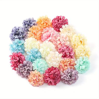 TEMU 30pcs, Artificial Flowers, Fake Flowers Head Hydrangea Wedding Home Decoration Diy Scrapbooking Party Birthday Decor