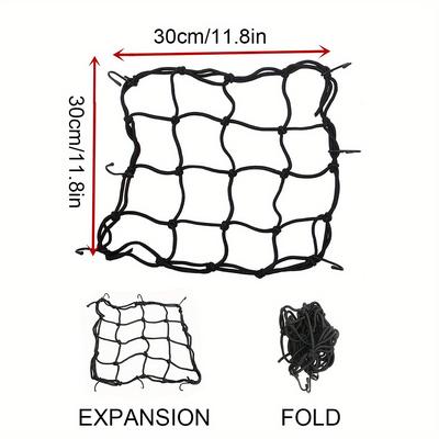 TEMU Off-road Vehicle Luggage Net Luggage Rack Net Pocket Vehicle Protective Net