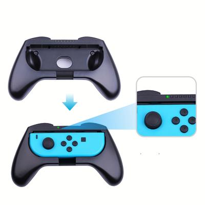 2 Packs Grips Compatible With Switch For Switch Controller Handle Case Kit Compatible, Wear-resistant Handle Kit Compatible With Joy Cons Controllers