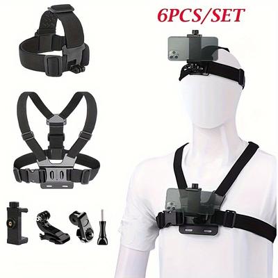 TEMU 6pcs Action Phone Clip Mount For /phone/ Action, Sports Camera Accessories Image